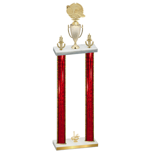 Double Red Glacier First Place Running Trophy