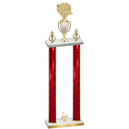Double Red Glacier Second Place Running Trophy
