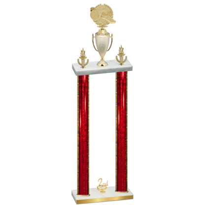 Double Red Glacier Second Place Running Trophy