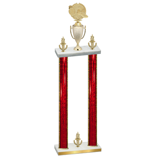 Double Red Glacier Victory Running Trophy