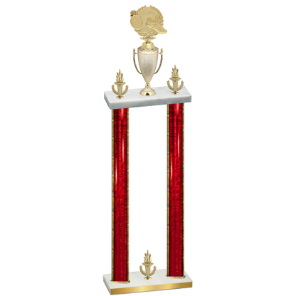 Double Red Glacier Victory Running Trophy