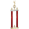 Double Red Glacier Victory Tennis Trophy