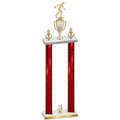 Double Red Glacier Year Bowling Trophy