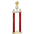 Double Red Glacier First Place Volleyball Trophy