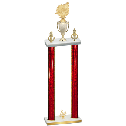 Double Red Glacier Third Place Swimming Trophy