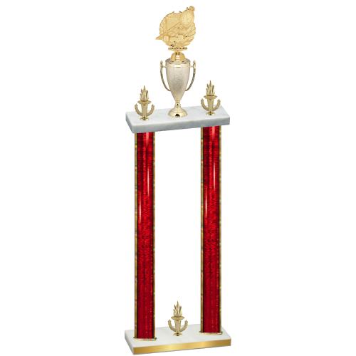 Double Red Glacier Victory Swimming Trophy