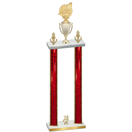 Double Red Glacier Year Swimming Trophy