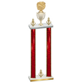 Double Red Glacier Victory Cheerleading Trophy