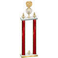 Double Red Glacier Year Cheerleading Trophy
