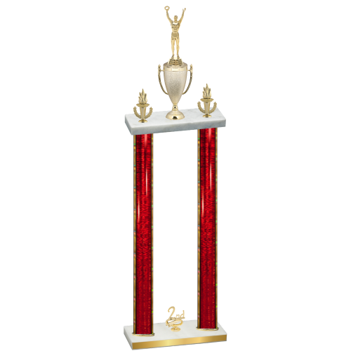 Double Red Glacier Second Place Victory Trophy