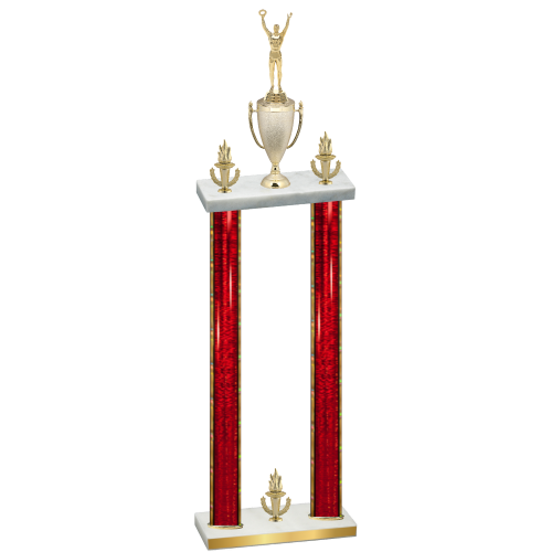 Double Red Glacier Victory Victory Trophy