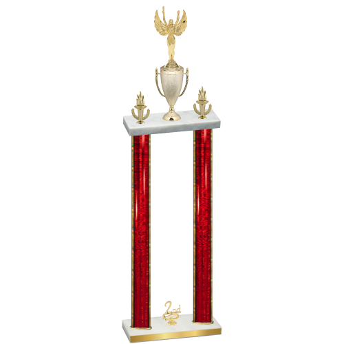 Double Red Glacier Second Place Victory Trophy