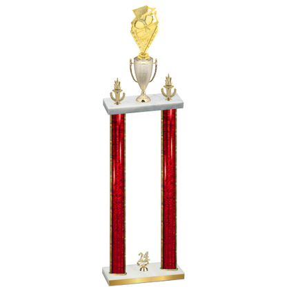 Double Red Glacier Year Pickleball Trophy