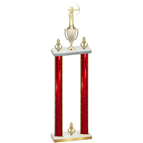 Double Red Glacier Victory Archery Trophy