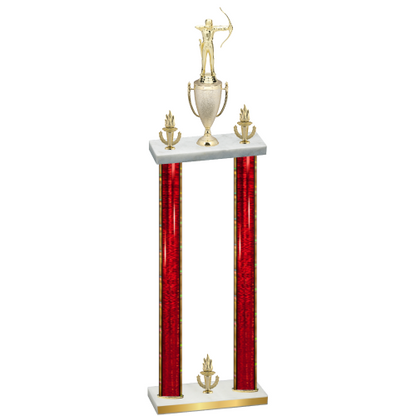 Double Red Glacier Victory Archery Trophy