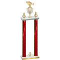 Double Red Glacier Year Fishing Trophy