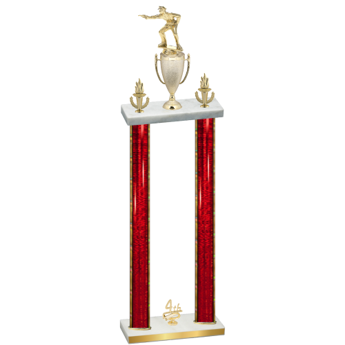 Double Red Glacier Fourth Place Shooter Trophy