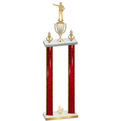 Double Red Glacier Fourth Place Shooter Trophy