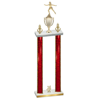 Double Red Glacier Year Skater Trophy