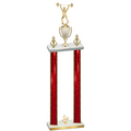 Double Red Glacier Fourth Place Weights Trophy