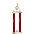 Double Red Glacier Victory Golf Trophy