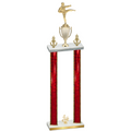 Double Red Glacier Fourth Place Karate Trophy