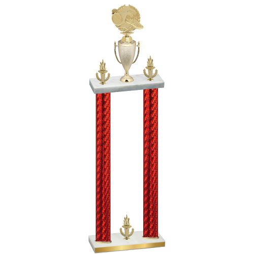 Double Red Carbon Fiber Victory Running Trophy