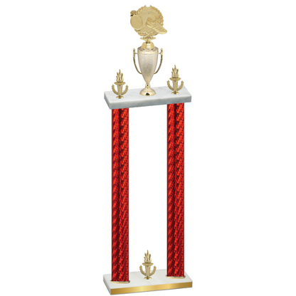 Double Red Carbon Fiber Victory Running Trophy