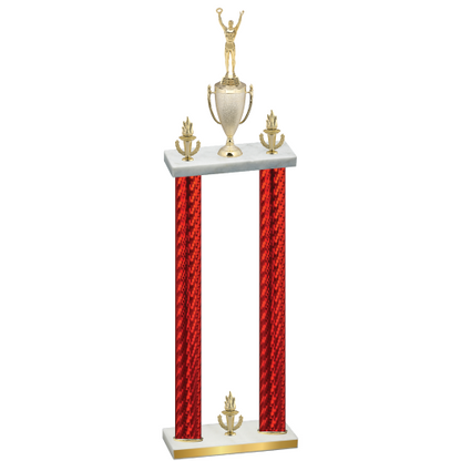 Double Red Carbon Fiber Victory Victory Trophy