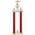 Double Red Carbon Fiber Victory Cars Trophy