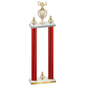 Double Red Carbon Fiber Victory Academics Trophy