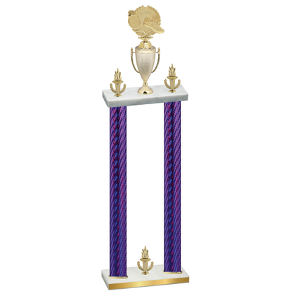 Double Purple Carbon Fiber Victory Running Trophy