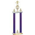 Double Purple Carbon Fiber Victory Wrestling Trophy