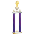 Double Purple Carbon Fiber Second Place Pickleball Trophy