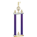 Double Purple Carbon Fiber Victory Archery Trophy