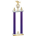 Double Purple Carbon Fiber Year Fishing Trophy