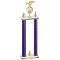 Double Purple Carbon Fiber Victory Fishing Trophy