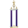 Double Purple Carbon Fiber Third Place Music Trophy