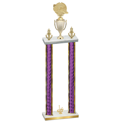 Double Purple Glacier First Place Running Trophy