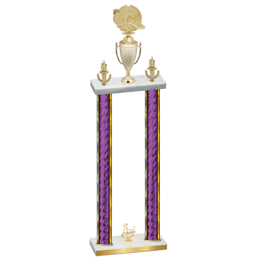 Double Purple Glacier Third Place Running Trophy