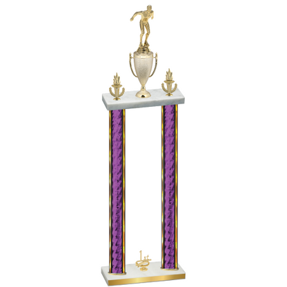Double Purple Glacier First Place Swimming Trophy