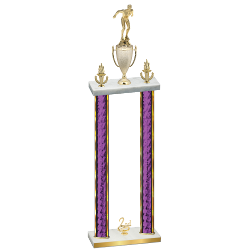 Double Purple Glacier Second Place Swimming Trophy
