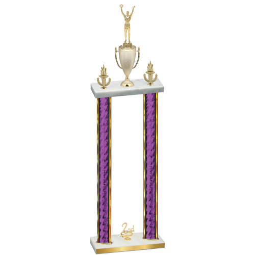 Double Purple Glacier Second Place Victory Trophy