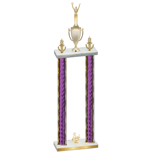 Double Purple Glacier Third Place Victory Trophy