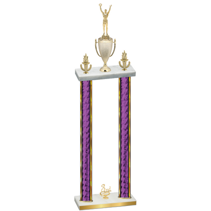 Double Purple Glacier Third Place Victory Trophy