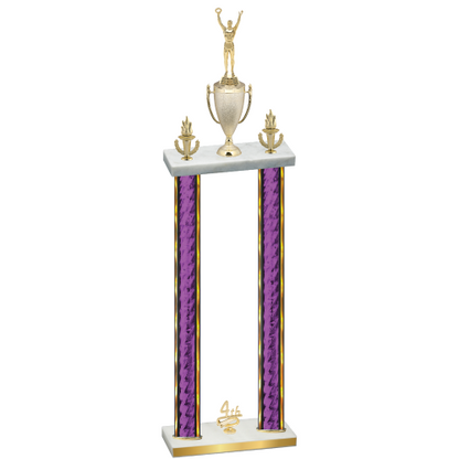Double Purple Glacier Fourth Place Victory Trophy