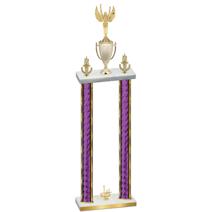Double Purple Glacier First Place Victory Trophy