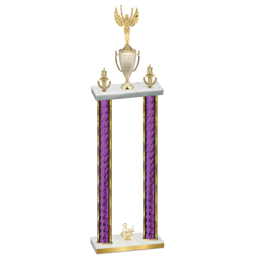 Double Purple Glacier Third Place Victory Trophy