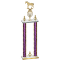 Double Purple Glacier Victory Horses Trophy