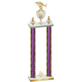 Double Purple Glacier Fourth Place Fishing Trophy